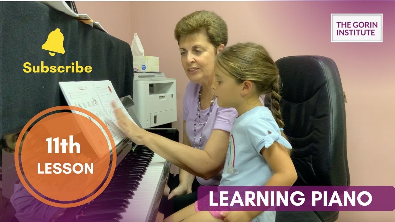 First Piano Lessons | 11th lesson with Mila (4y.o.)
