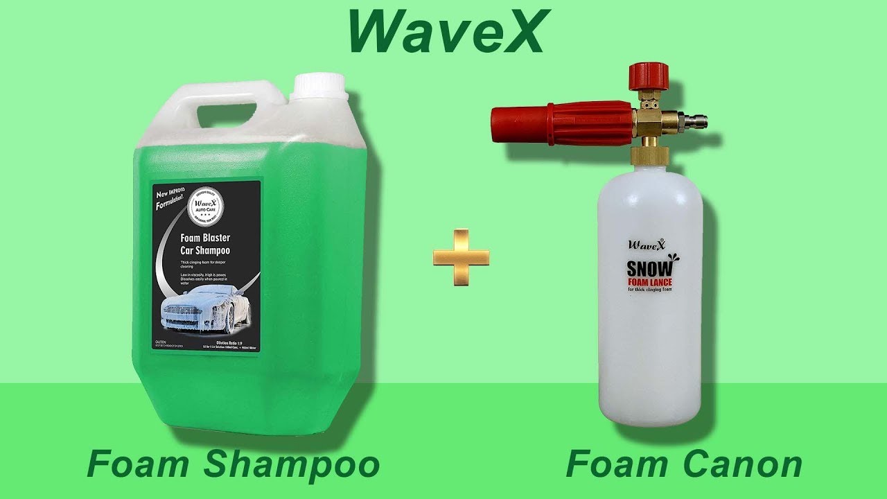 WaveX Foam Canon & Foam Blaster Shampoo Review