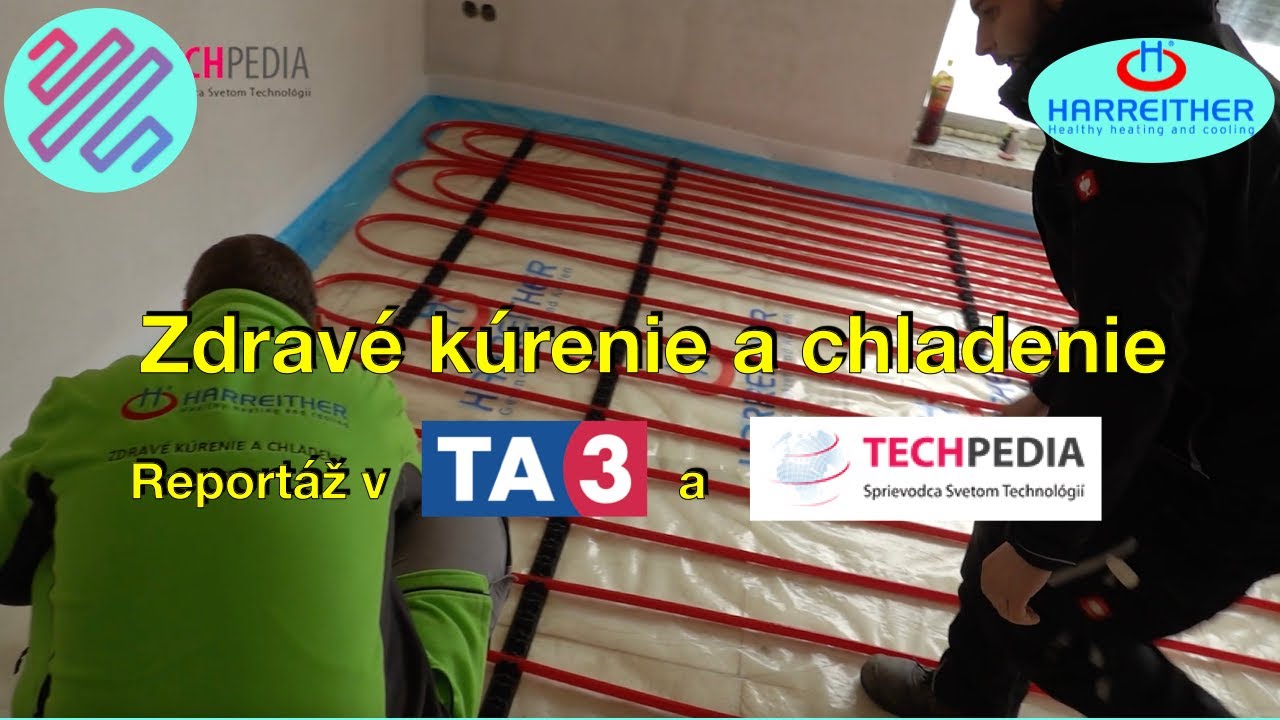 Podlahové, STENOVÉ KÚRENIE a Chladenie od nás na TA3 a TECHPEDIA #zdravekurenieachladenie#harreither