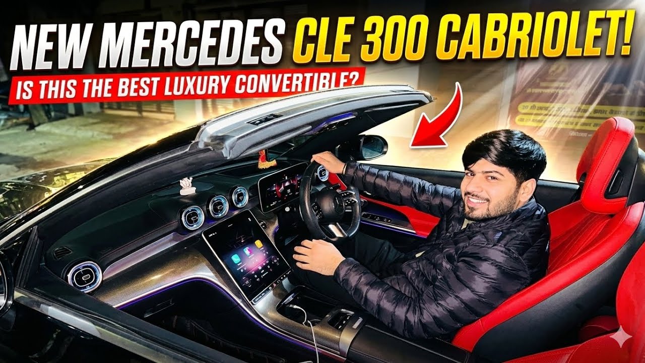 Mercedes CLE 300 Cabriolet 2025 🔥 1.25 Crore 🤑 Tushar Arora