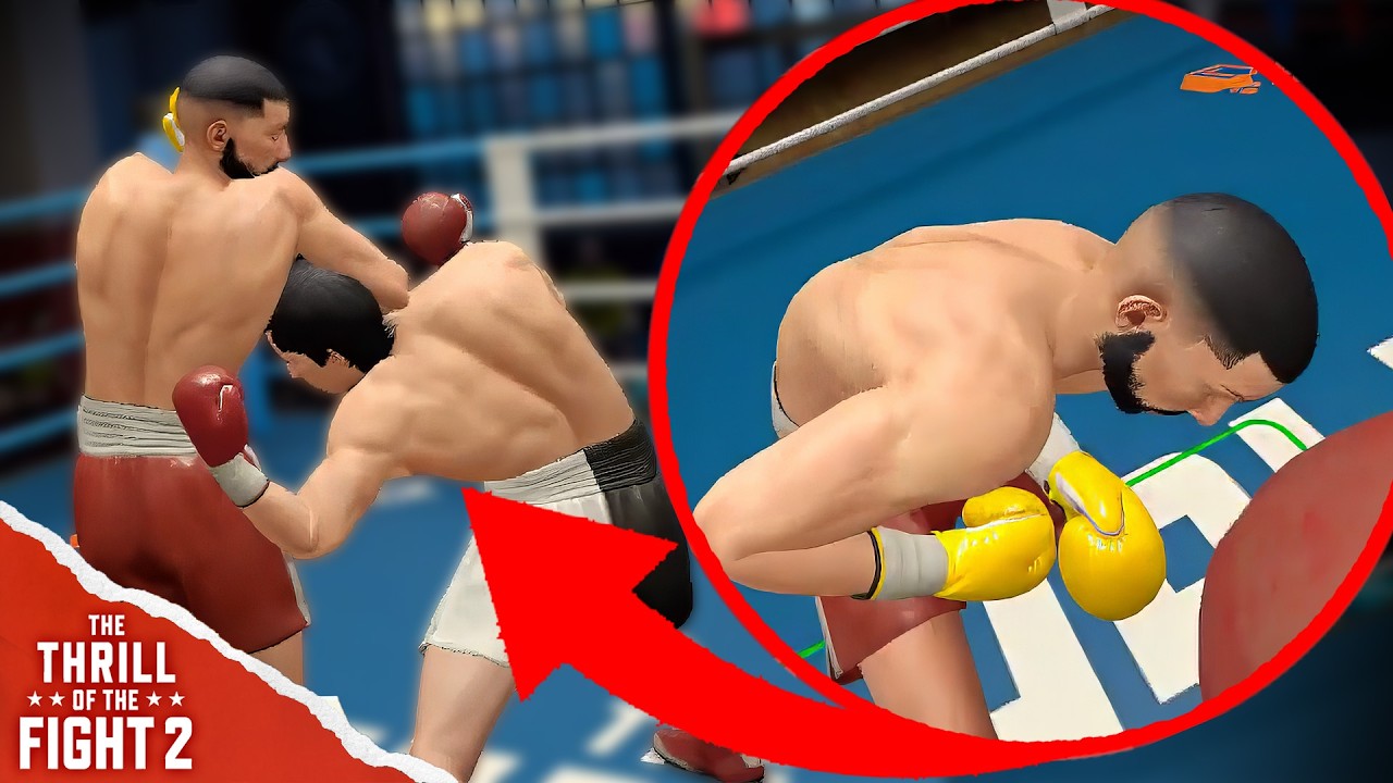 Crushing Body Blows Takes down the Champ! - Thrill of the Fight 2