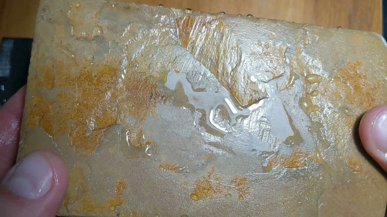 Полный цикл заточки клинковой бритвы.