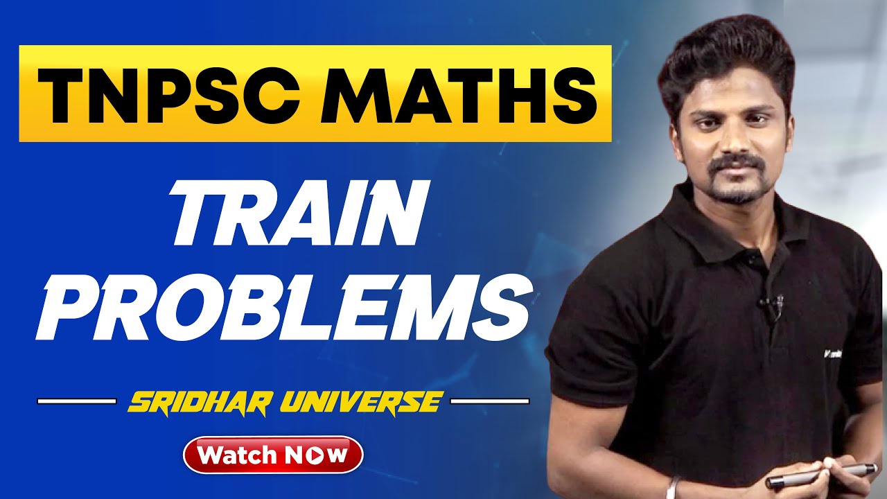 TRAIN Based PROBLEMS - Tricks & Shortcuts to Solve within Few Minutes | TNPSC Exam | Veranda Race