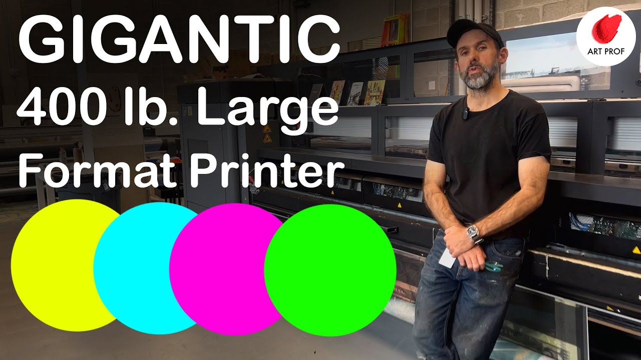 GIGANTIC 400 lb. HP Large Format Printer