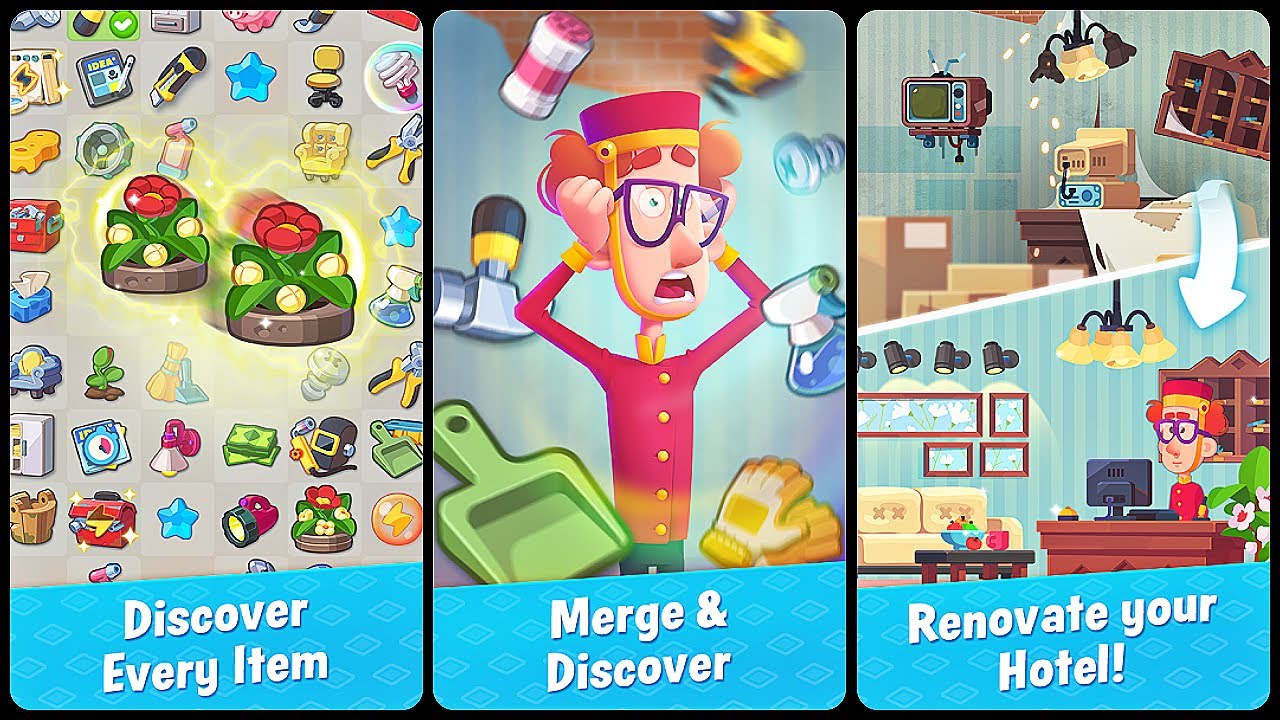 Revive the Hotel: Merge Story (Gameplay Android)