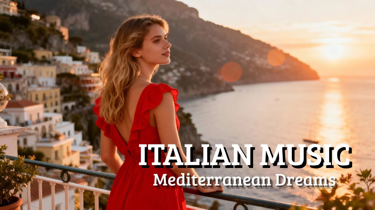 Italy Relax Vibes Instrumental 🎶 2+ Hours Mediterranean Atmosphere Italian Riviera Sea