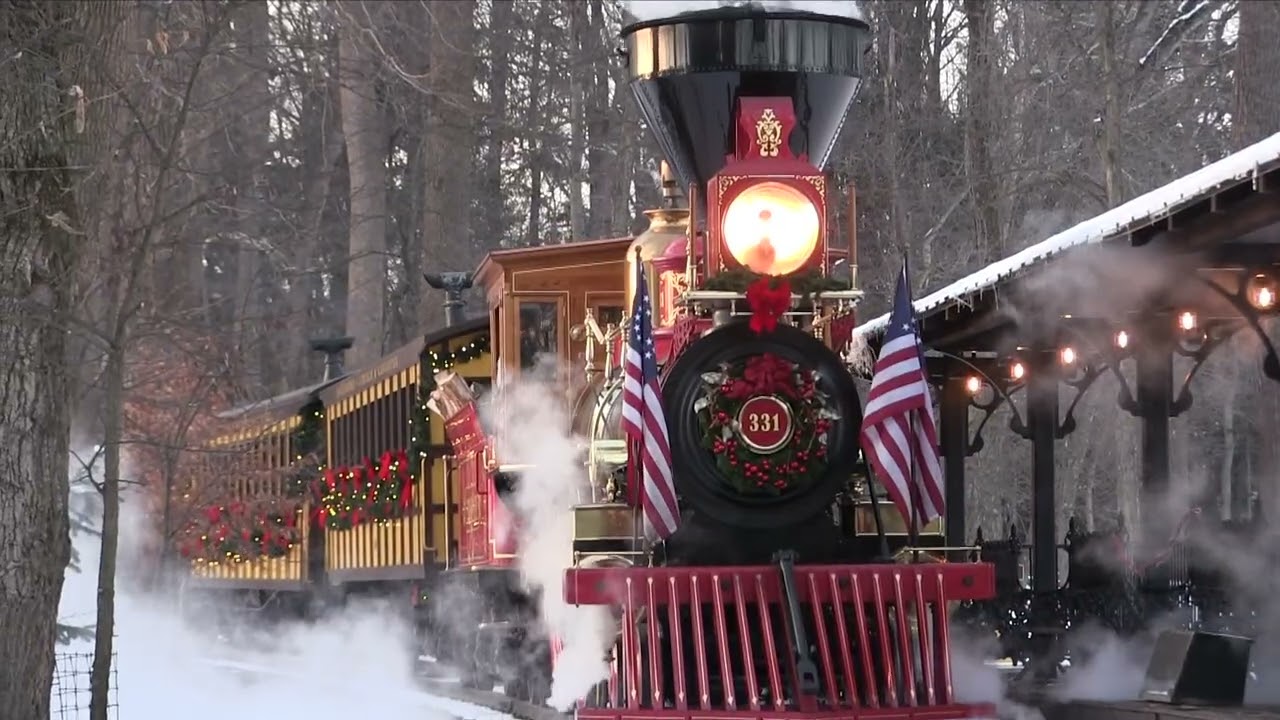Steaming Through The Snow - Stone Gables Estate