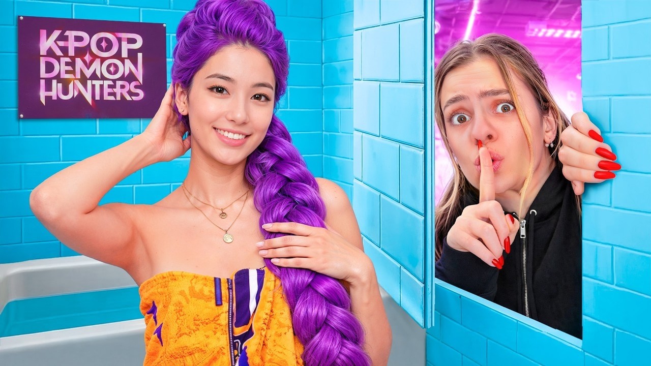 AM SPIONAT KPOP DEMON HUNTERS 😱 Camera secretă dezvăluită | Ninna și Matti