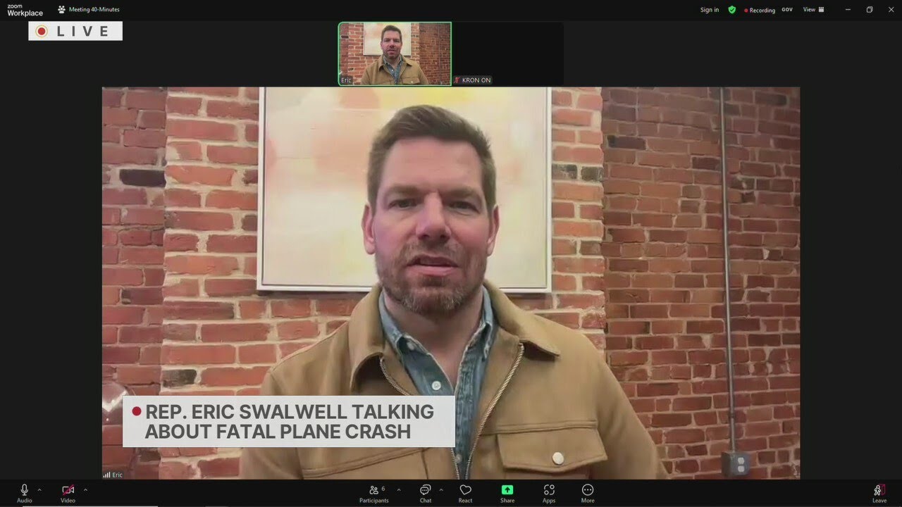 'Clownish': Swalwell slams Trump response to plane crash