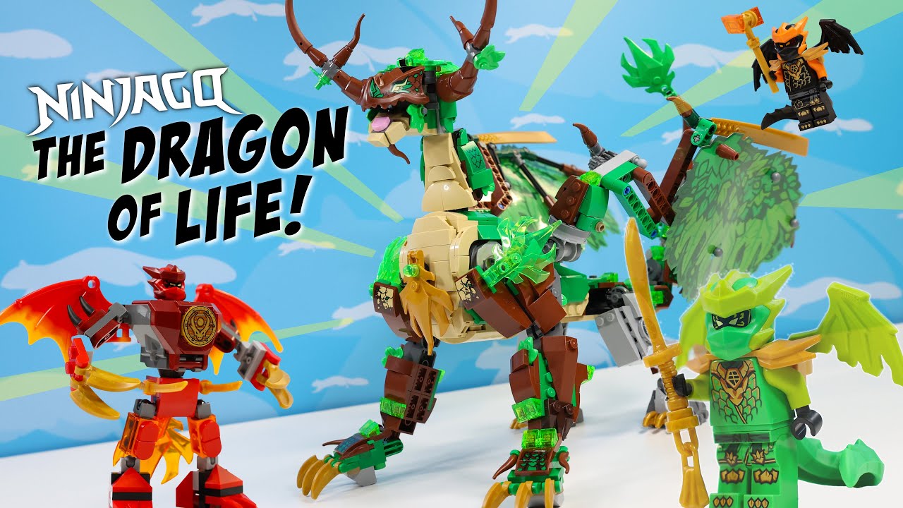 Ninjago Dragons Rising 2026 Sets Dragon of Life and Monster Spinners Attack! LEGO Review