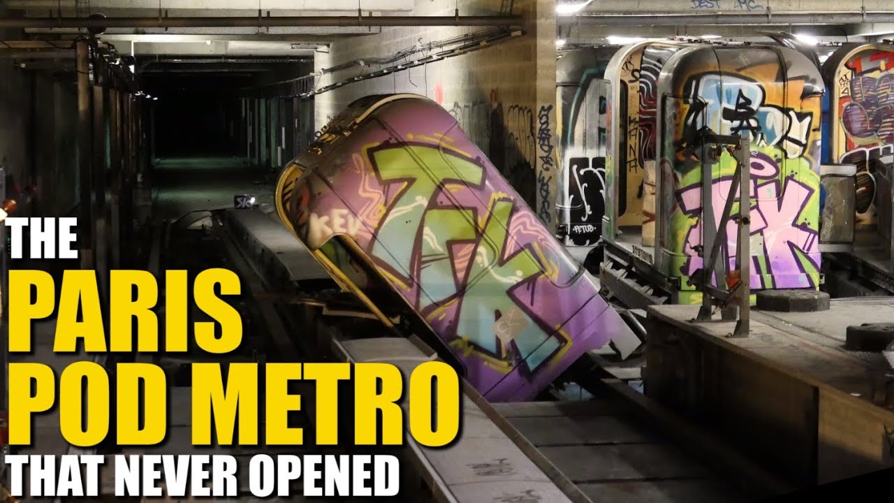 The Weird Pod Metro That Lies Forgotten Under A Paris Suburb