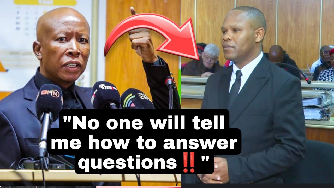 EFF Julius Malema Grilling the Prosecutor on 