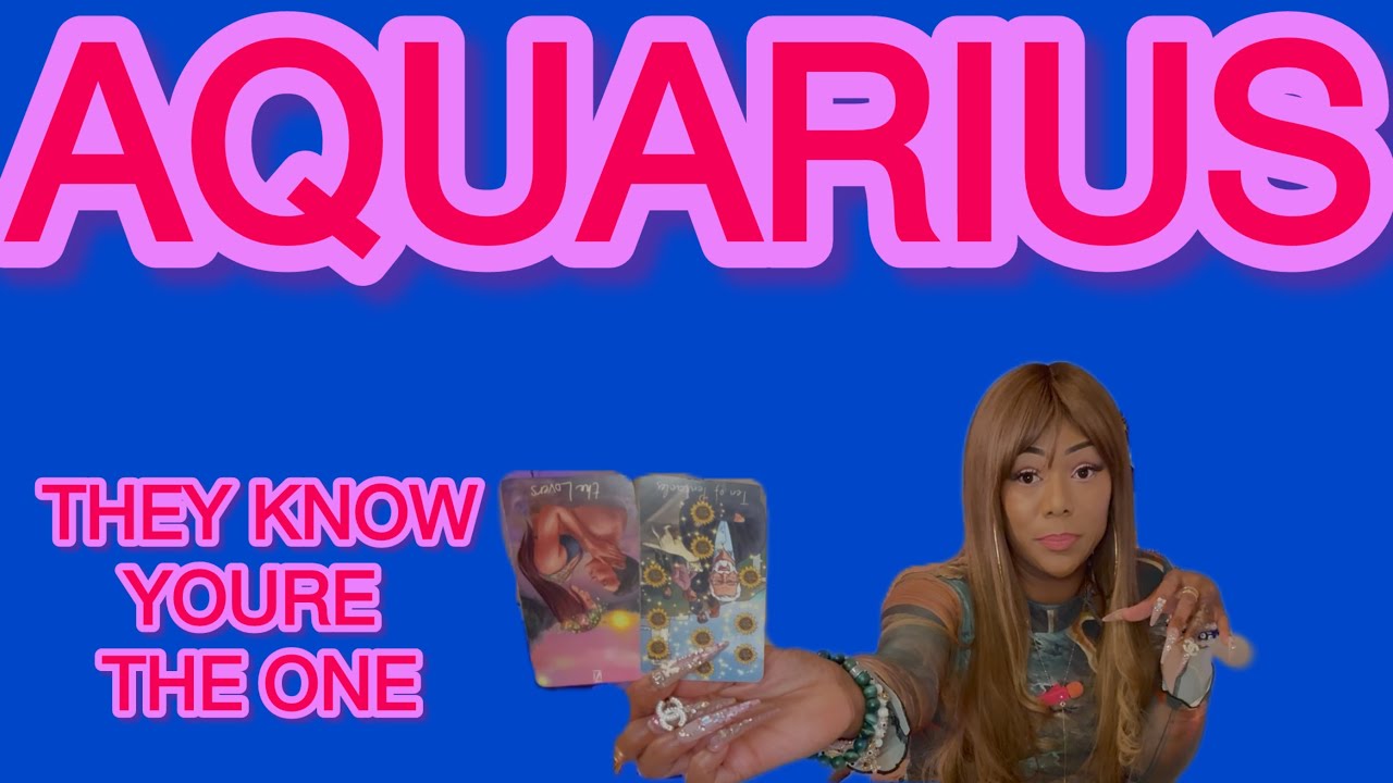 ♒️ AQUARIUS: THEY KNOW YOURE THE ONE FOR THEM! YOU ALSO HAVE A VERY PETTY BITTER EX GOING CRAZY!