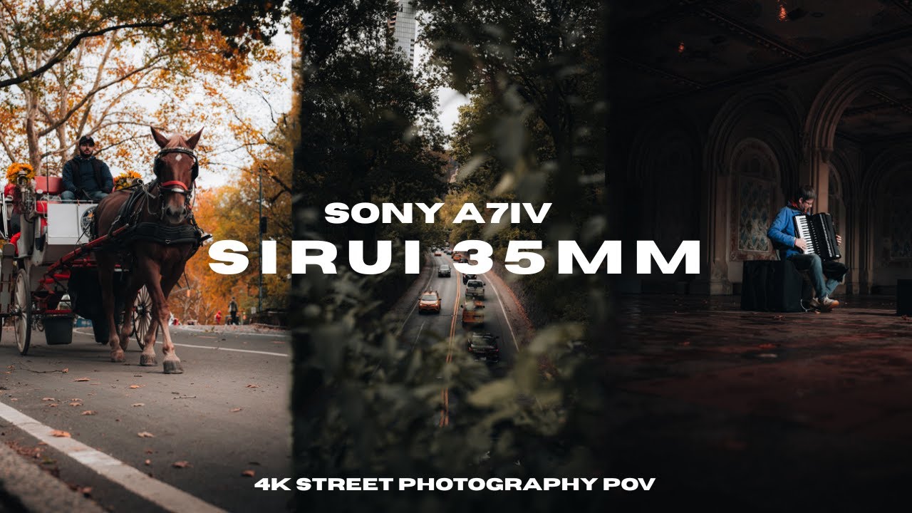 Уличная фотосъемка Нью-Йорка с объективом Sirui 35mm f/1.4 (4K POV)