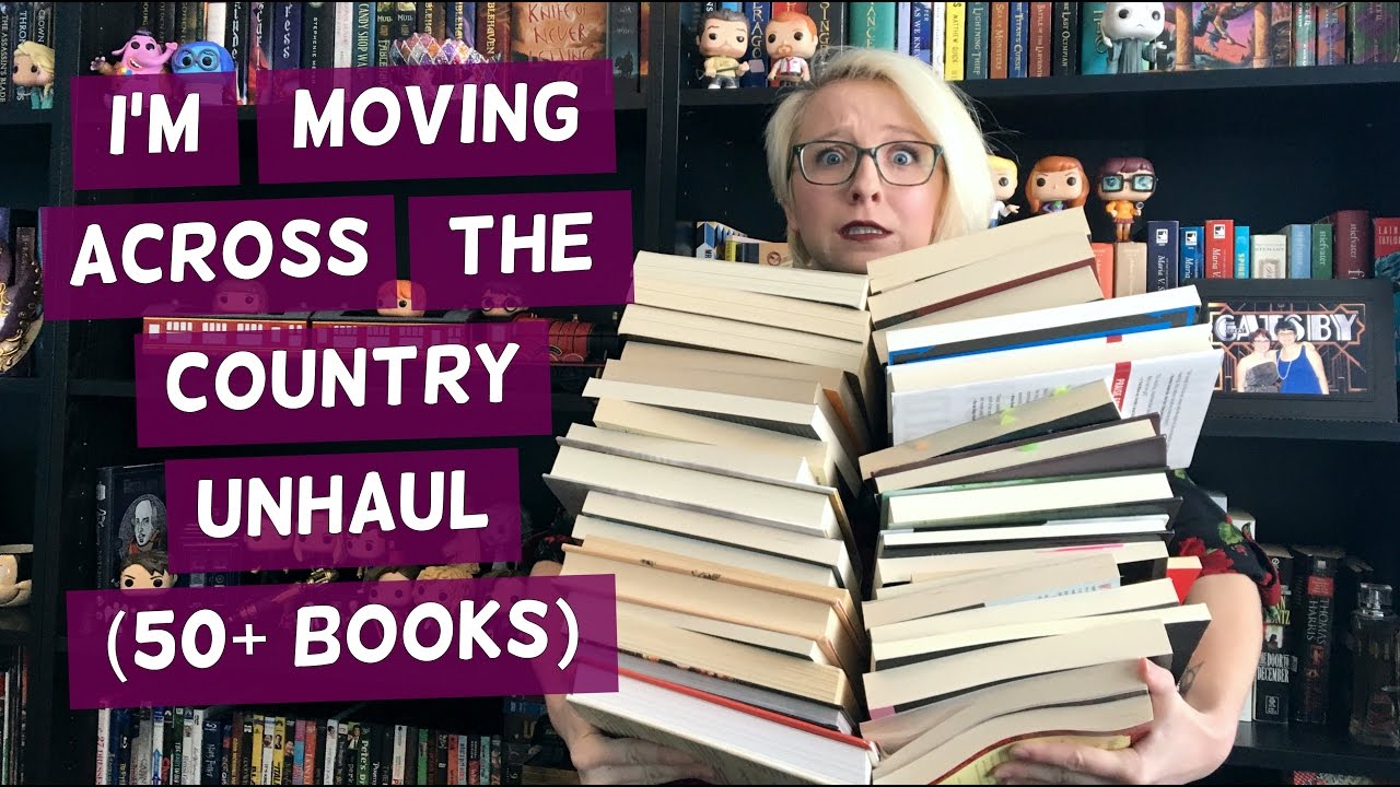 Moving Across the Country Unhaul (50+ Books!!)