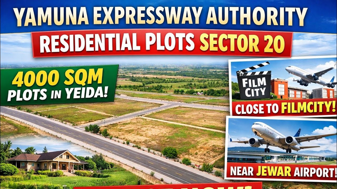 Yamuna Expressway Authority Residencial Plots Sector 20 | Yeida Plots Sector 20 | Authority Plots 