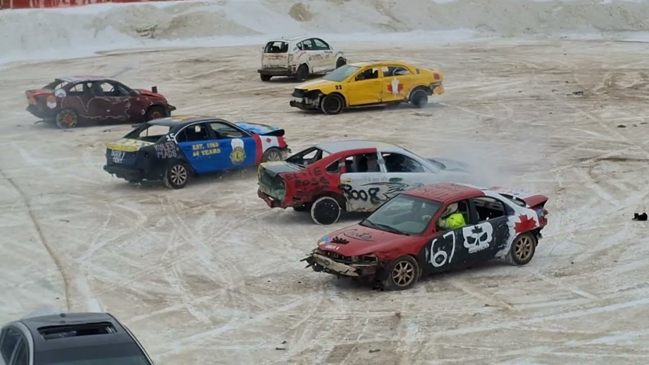 02.15.26 | 2026 Cochrane Ontario | Winter Carnival |  Demolition Derby | Heat 2 🔥