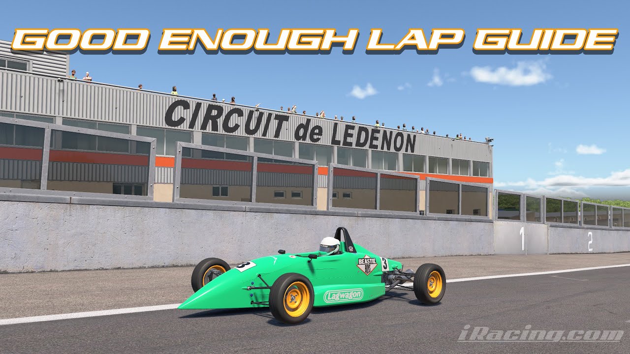iRacing - Good Enough Lap Guide - Ray FF 1600 @ Circuit De Ledenon