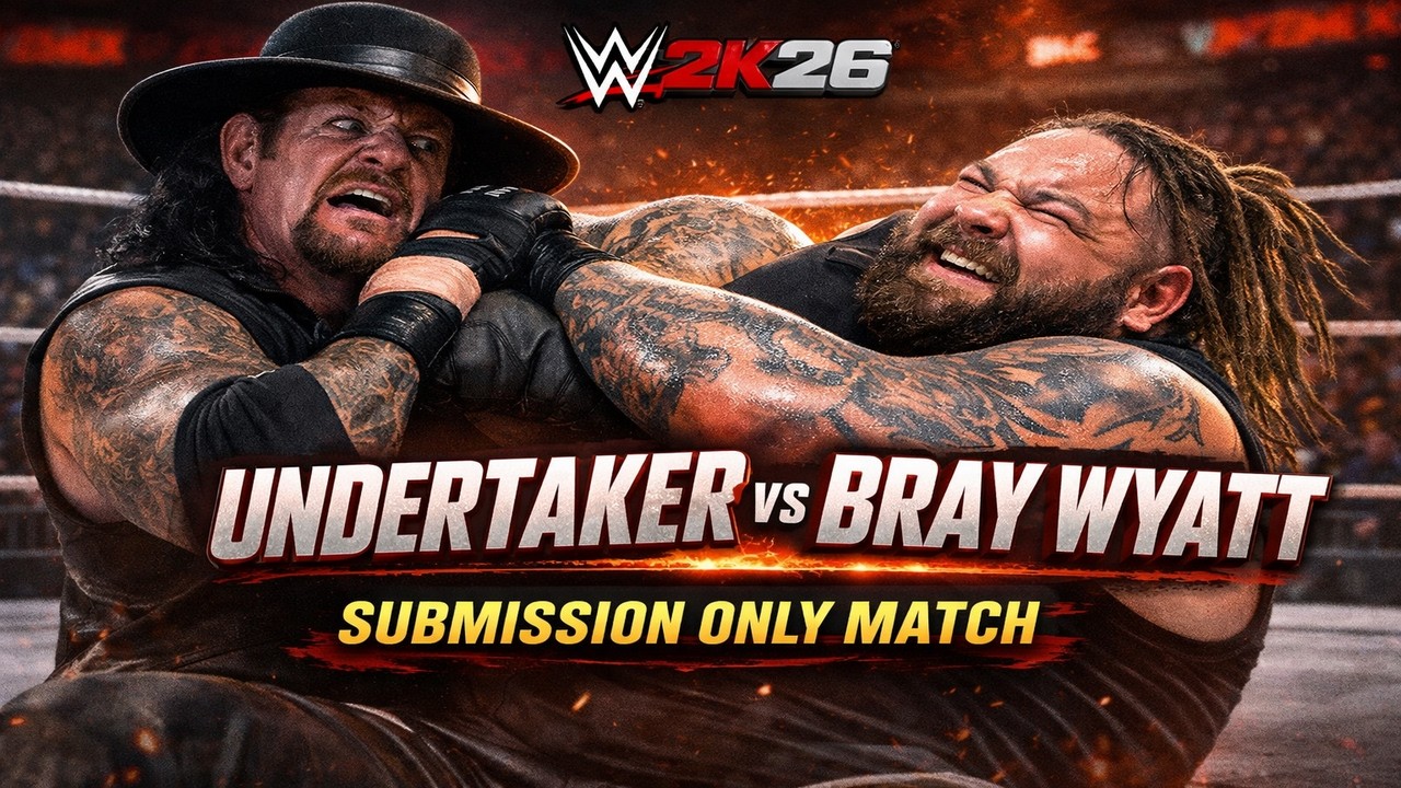 Undertaker vs Bray Wyatt – Submission Only Match… Someone MUST TAP OUT! - WWE 2K26