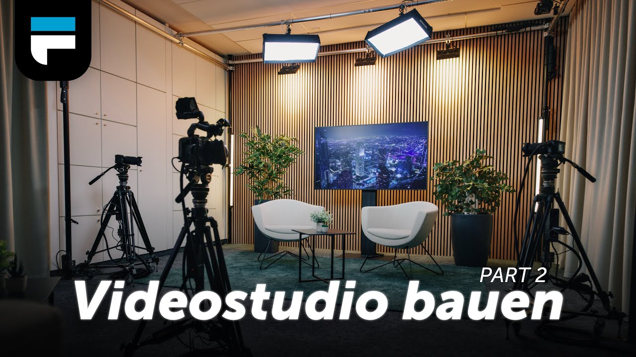 Wir bauen ein Videostudio &ndash; Professionell Videos produzieren! | TEIL 2