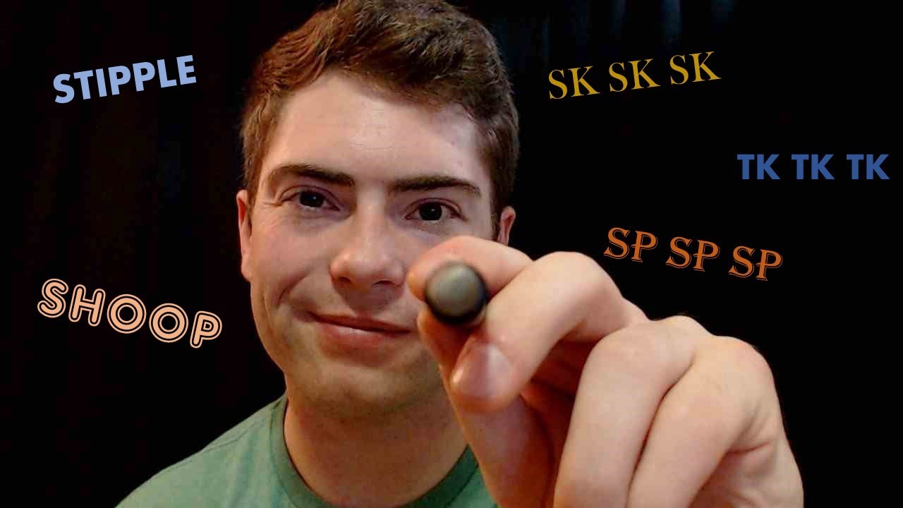 [ASMR] Stipple + Sk + Tk + Shoop + Sp (Trigger Words)