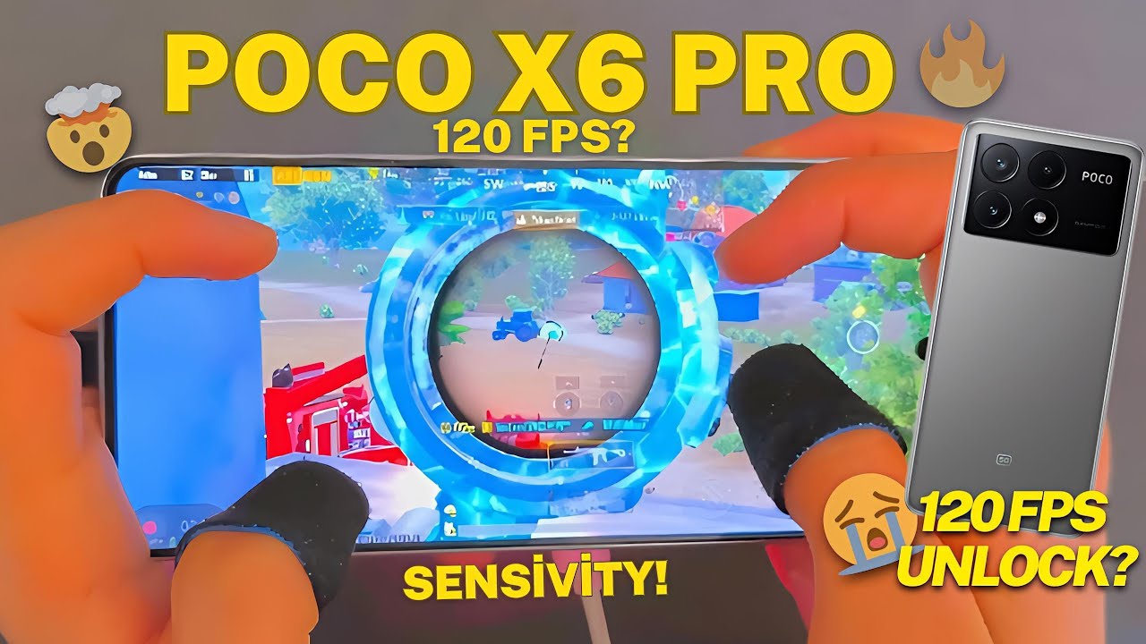 POCO X6 PRO NEW UPDATE 3.7 TEST 120 FPS? FULL GRAPHİCS 🤯🔥 SENSİVİTY AND CONTROL 😱