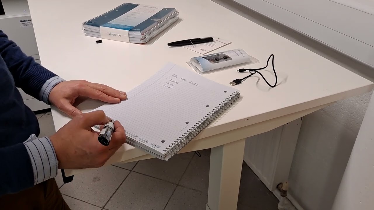 Echo Livescribe Smartpen Overview and Set up