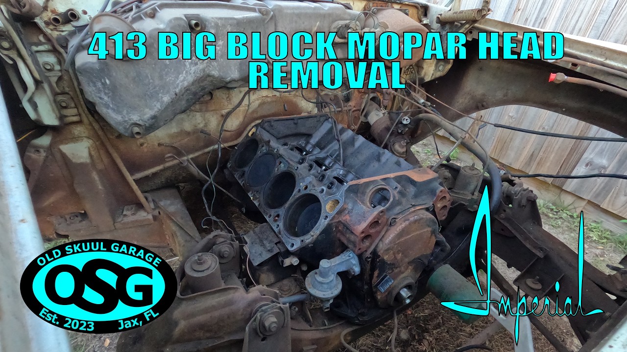 Removal and Inspection of the Heads and Starter For My 1961 Imperial - Ep. 14