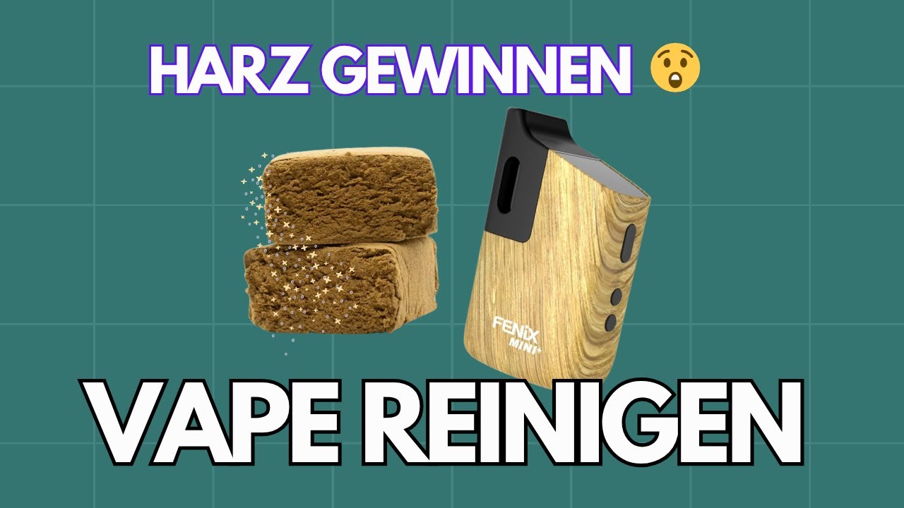 🧼 Vaporizer reinigen + Harz gewinnen - schnell & einfach