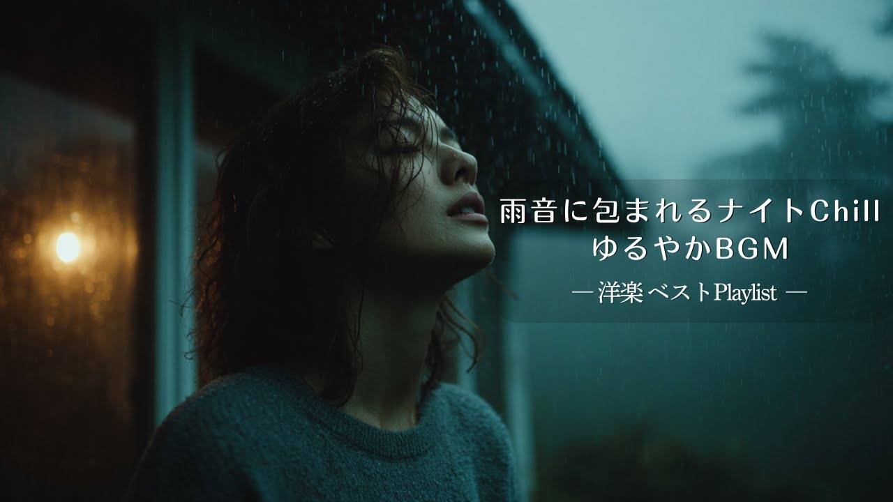 【洋楽𝐏𝐥𝐚𝐲𝐥𝐢𝐬𝐭】雨音に包まれるナイト Chill｜ゆるやかBGM