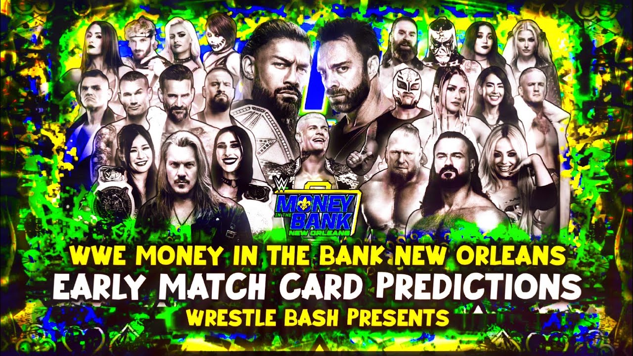Предварительные прогнозы на матчи WWE Money in the Bank New Orleans 2026