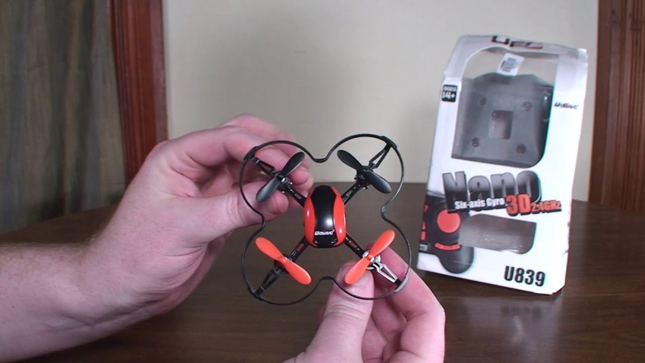 UDI R/C - U839 Nano Quadcopter - Review and Flight