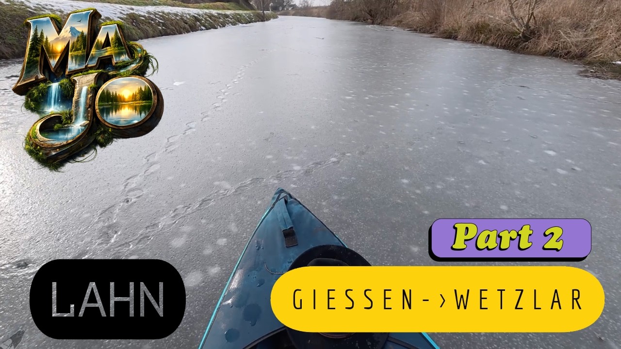 Wir versuchen uns über die Lahn zu schleusen Mit dem Kajak von Gießen nach Wetzlar| Part 2 | MAJO |