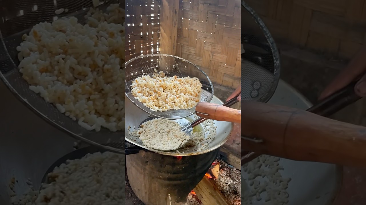 Bikin tenteng atau gipang buat kue lebaran dari nasi sisa #tengteng  #gipang #kuelebaran #cemilan