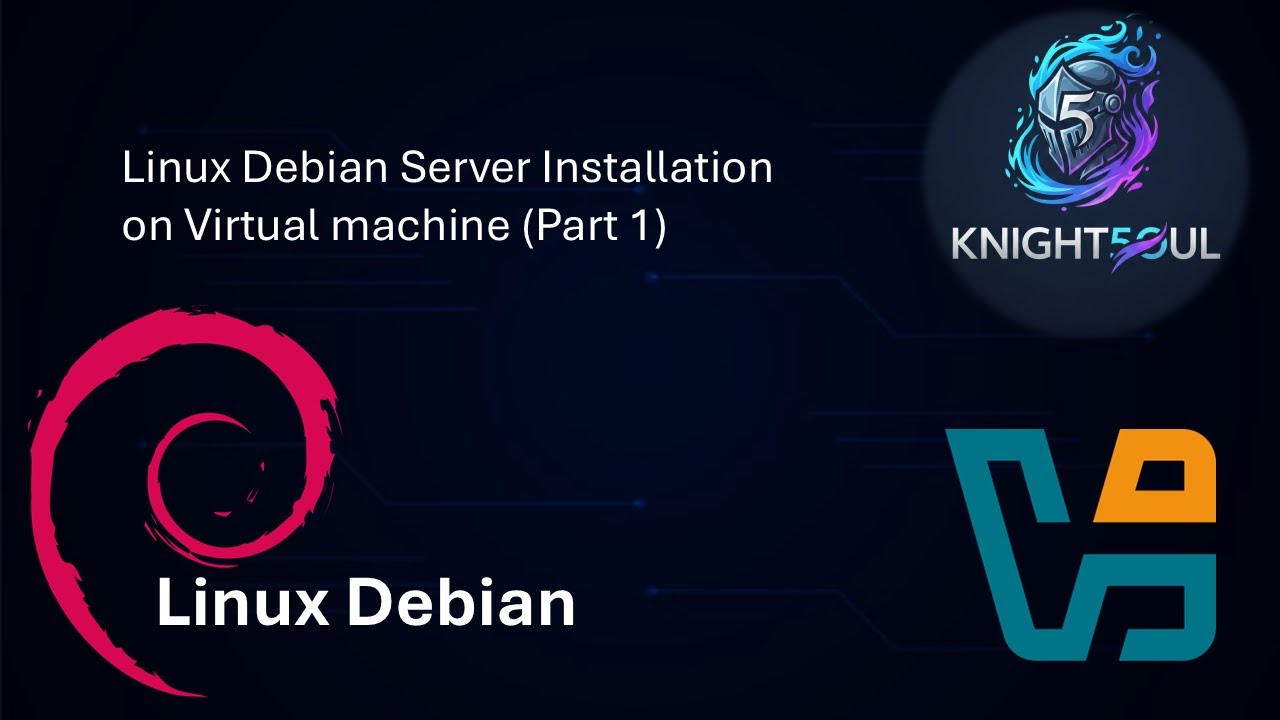 Linux Debian Server Basic setup and Installation Virtual Machine