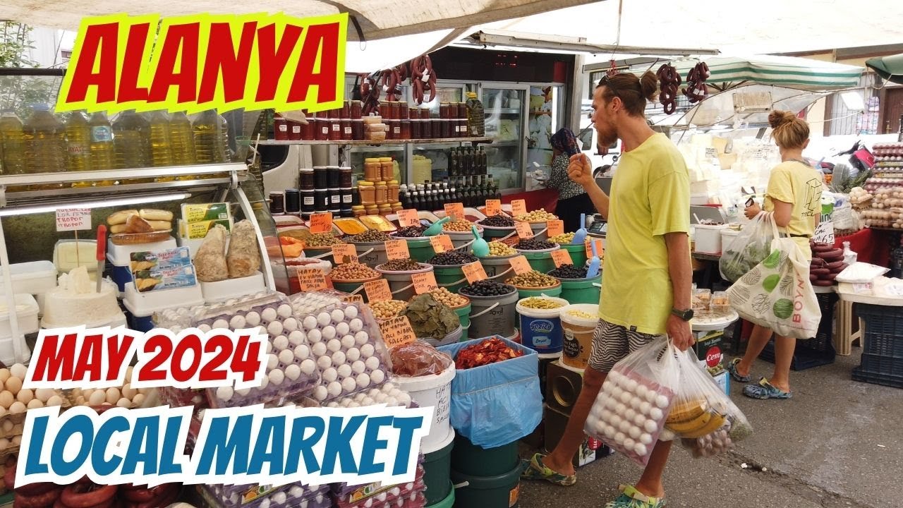 Alanya - Life and Walking in Alanya - Market Magic: Immersing Ourselves in Alanya's May  2024
