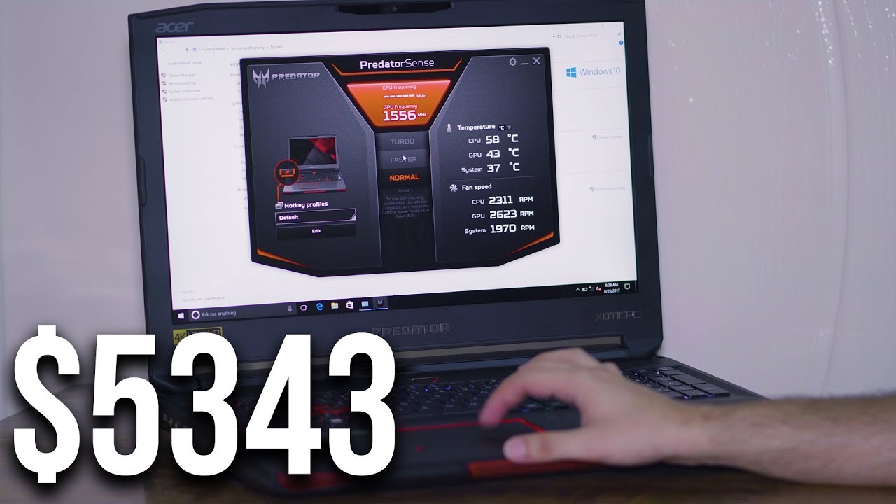 $5343 Laptop Unboxing - Acer Predator 17 X