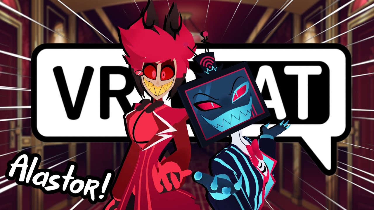 Alastor and Vox Raise Hell In VRChat! - VRChat Funny Moments (Hazbin Hotel)