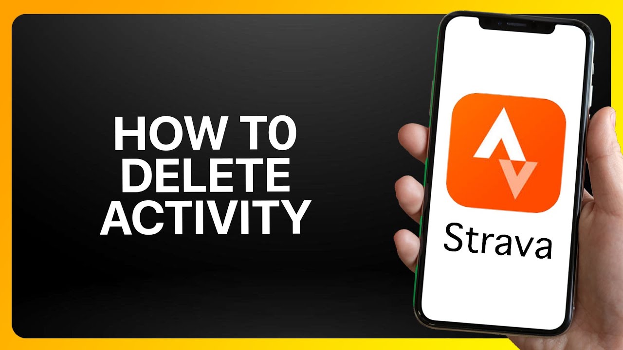 How To Delete Strava Activity Tutorial