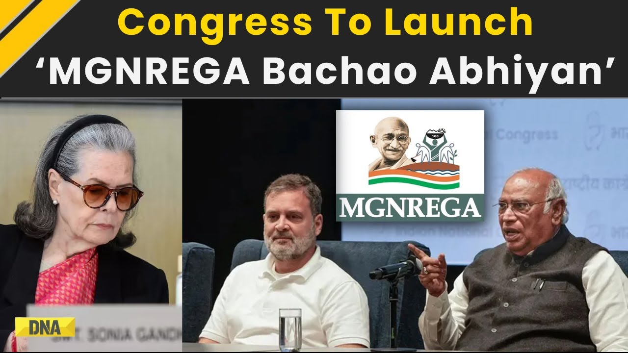 CWC Meet: Congress to Launch &lsquo;MGNREGA Bachao Abhiyan&rsquo; From Jan 5 | CWC Meeting | Rahul Gandhi
