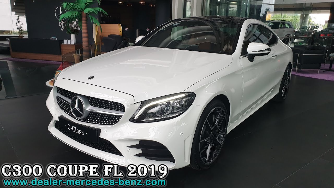 Mercedes C-Coupe Facelift 2019 | C300 Amg Line FL Exterior / Interior