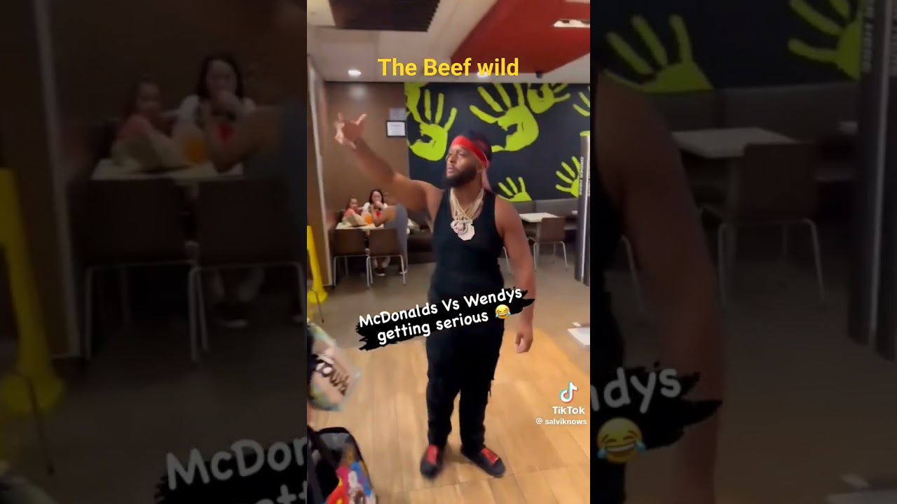Wendy Vs Mcdonald #mcdonalds #wendys #fight