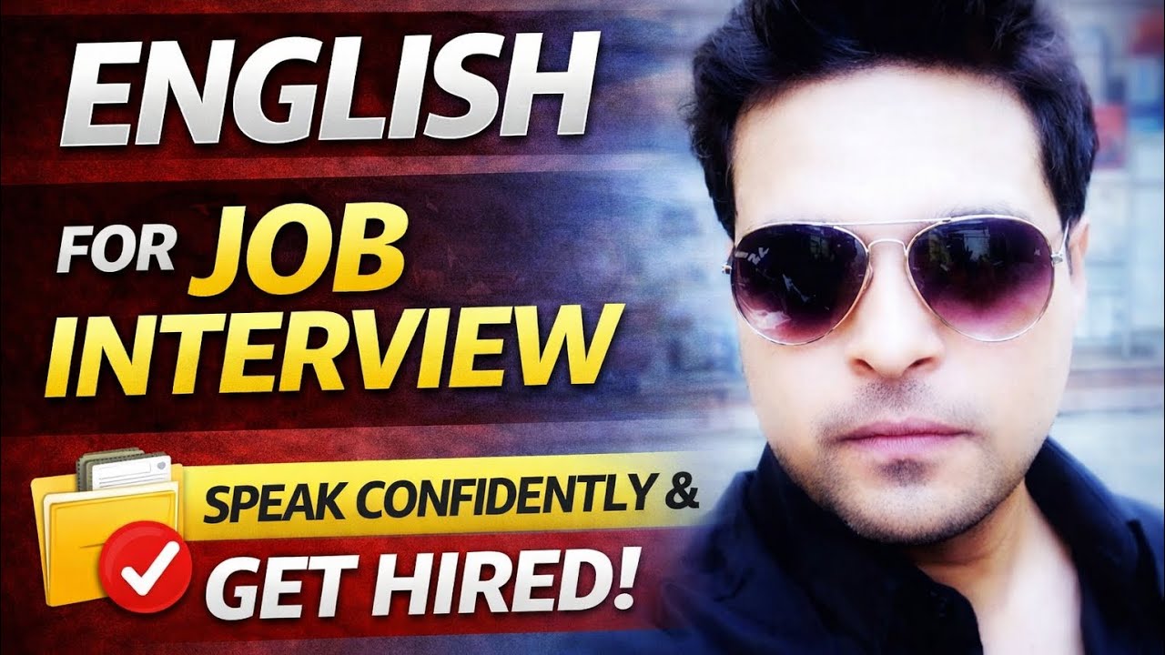English for Job Interviews | Speak Confidently & Get Hired! 🔥#JobInterviewEnglish #SpokenEnglish