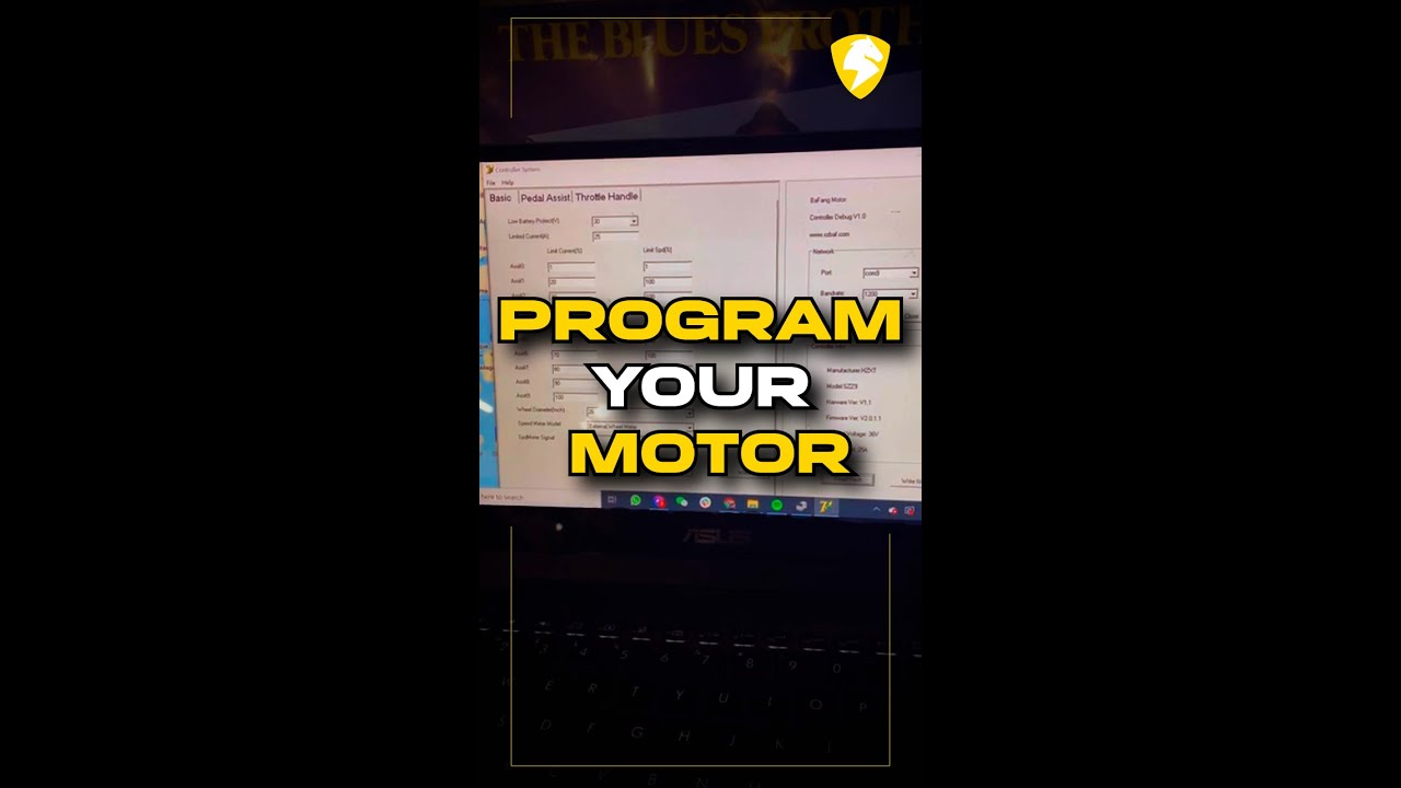 Electric Bike Bafang motor programming, pedal assist increase and range extension