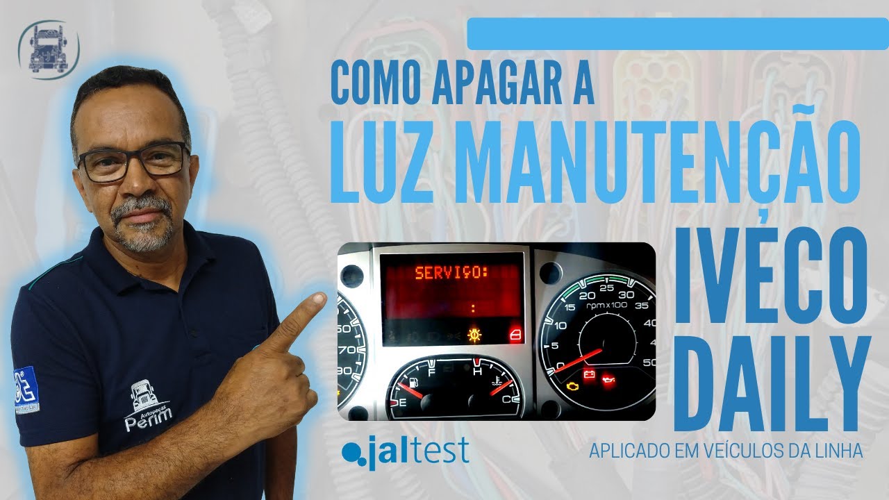 COMO APAGAR A LUZ DE MANUTENÇÃO IVECO DAILY | FÁCIL E RÁPIDO JALTEST