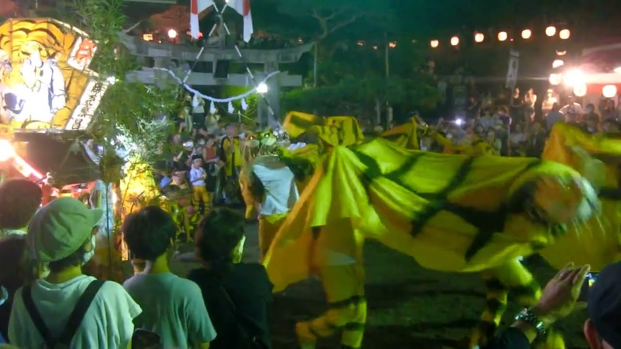 境田虎舞🐯　三陸山田秋祭り2023　八幡宮神幸祭