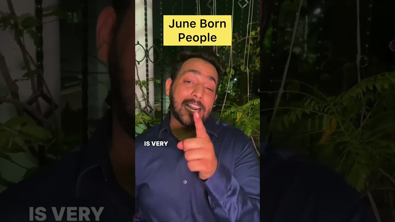 People Born In June