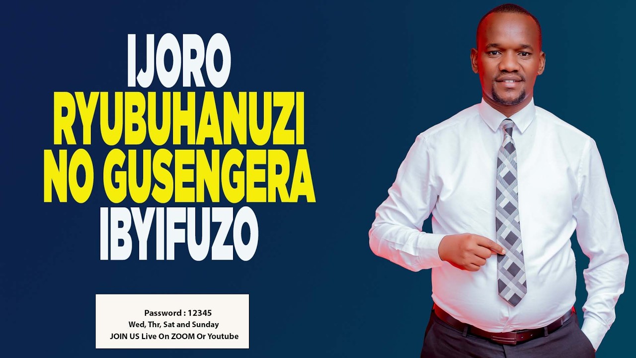 IJORO RYUBUHANUZI NO GUSENGERA IBYIFUZO  HAMWE NA PROPHET BOSCO