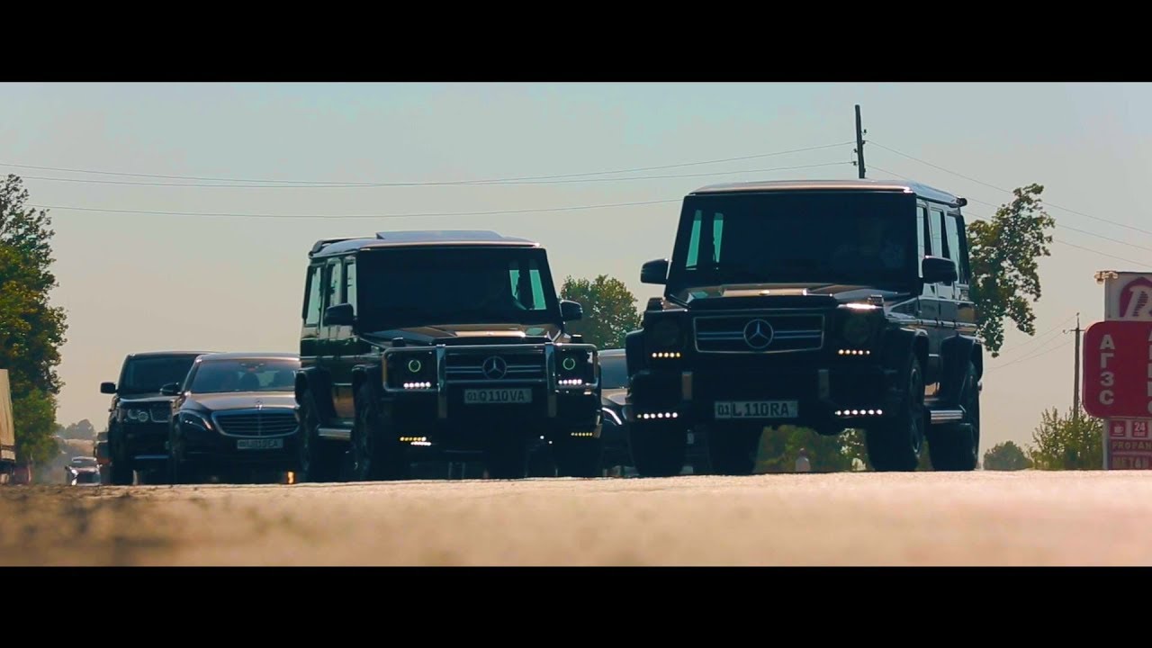 Свадебный кортеж в Caмарканд 2017