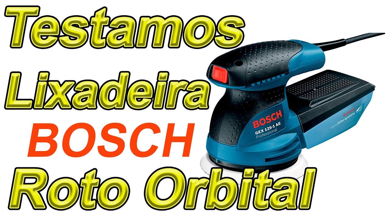 lixadeira Bosch GEX 125 roto orbital excêntrica GEX 125-1 AE #33